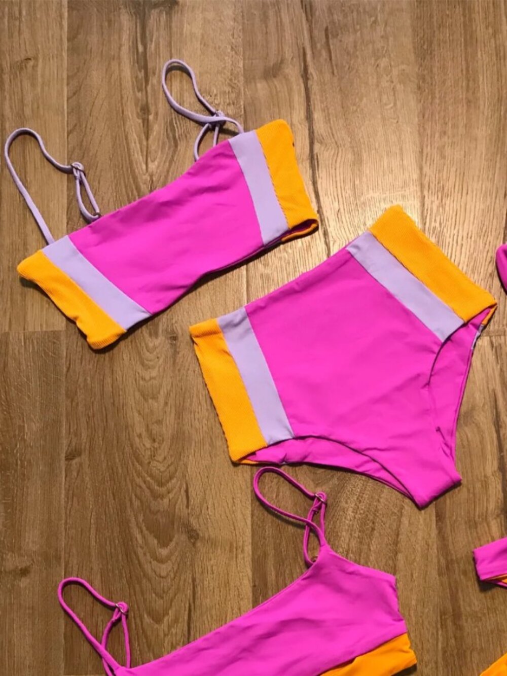 L*Space Rebel Heart Bikini Top & Portia High-Waist Bikini Bottom